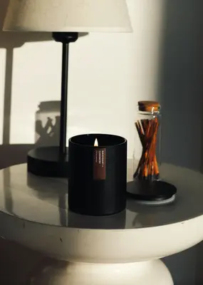 Calyan Wax Co. Single Wick Mahogany/Cashmere