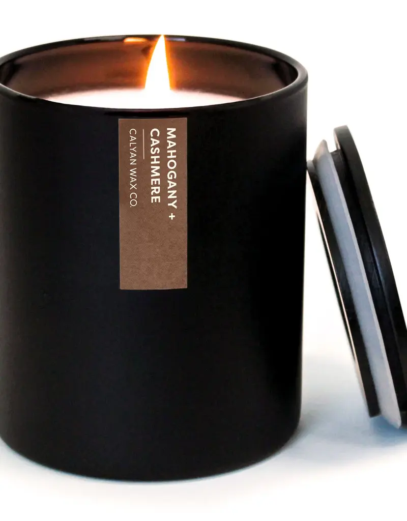 Calyan Wax Co. Single Wick Mahogany/Cashmere