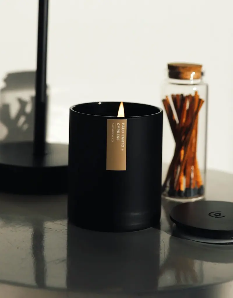 Calyan Wax Co. Single Wick Palo Santo/Cypress