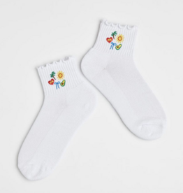 Alice & Wonder California Icons Ruffle Sock