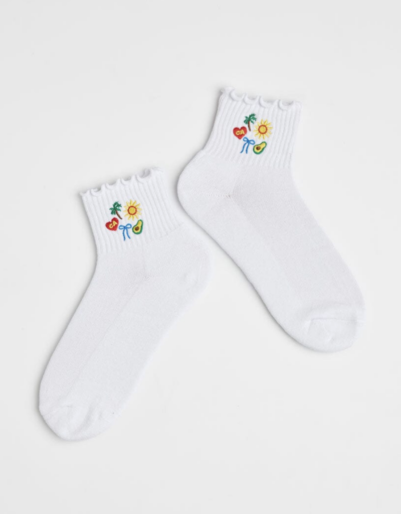 Alice & Wonder California Icons Ruffle Sock
