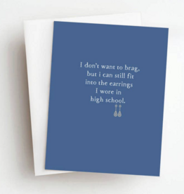 Skel & Co Earrings Funny Everyday Greeting Card