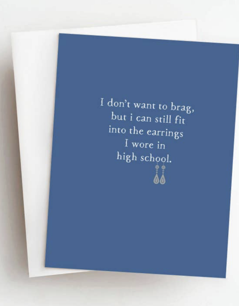 Skel & Co Earrings Funny Everyday Greeting Card