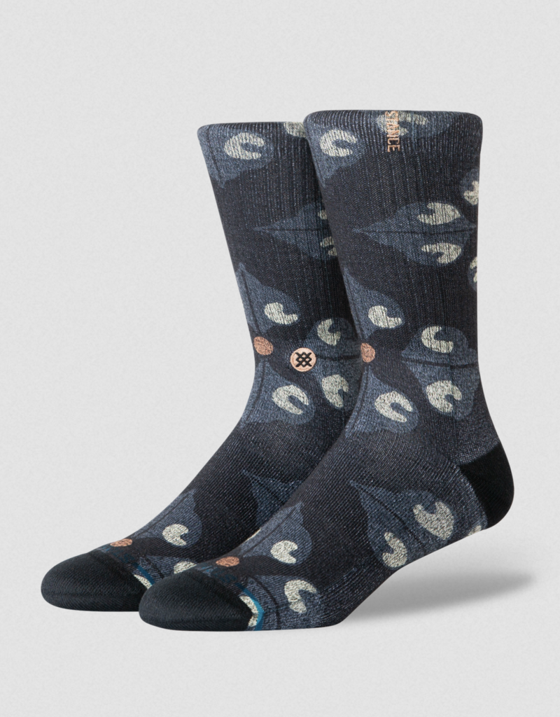 Stance Nightshade Crew Black L