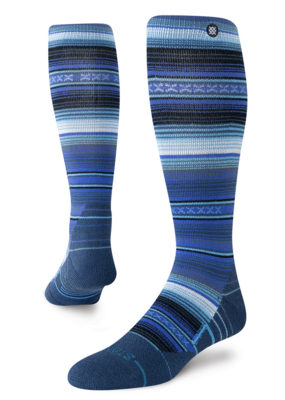 Stance Curren Mid Wool Snow Blue L
