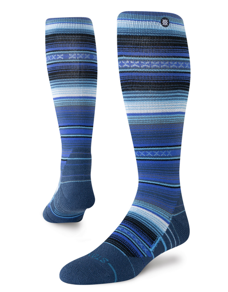 Stance Curren Mid Wool Snow Blue L