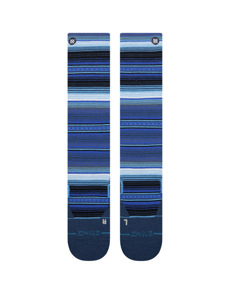 Stance Curren Mid Wool Snow Blue L