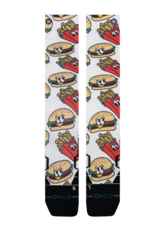 Stance Combo Meal Mid Poly Snow Red L