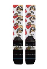 Stance Combo Meal Mid Poly Snow Red L