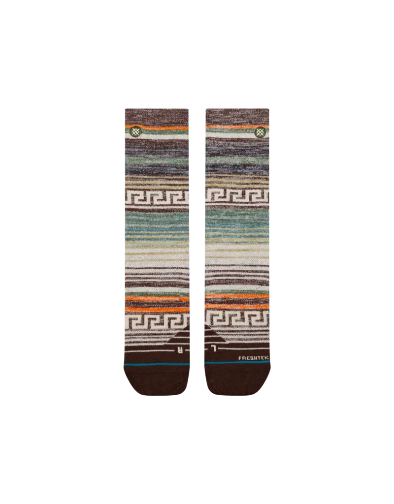 Stance Ruins Hike Crew Brown L