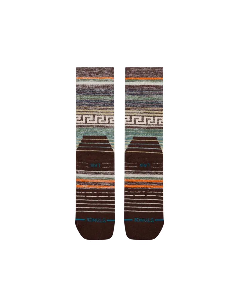Stance Ruins Hike Crew Brown L