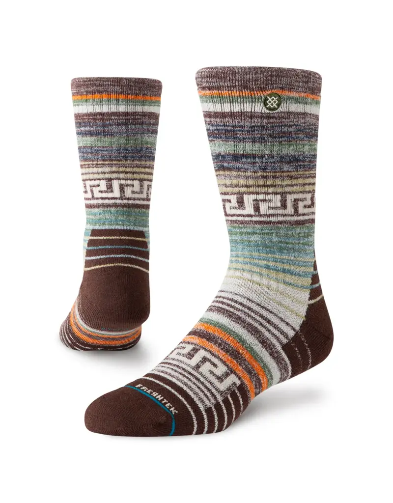 Stance Ruins Hike Crew Brown L