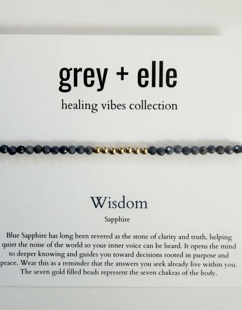 Grey + Elle Wisdom Bracelet