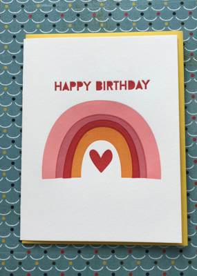 Lucky Bee Press Happy Birthday Rainbow