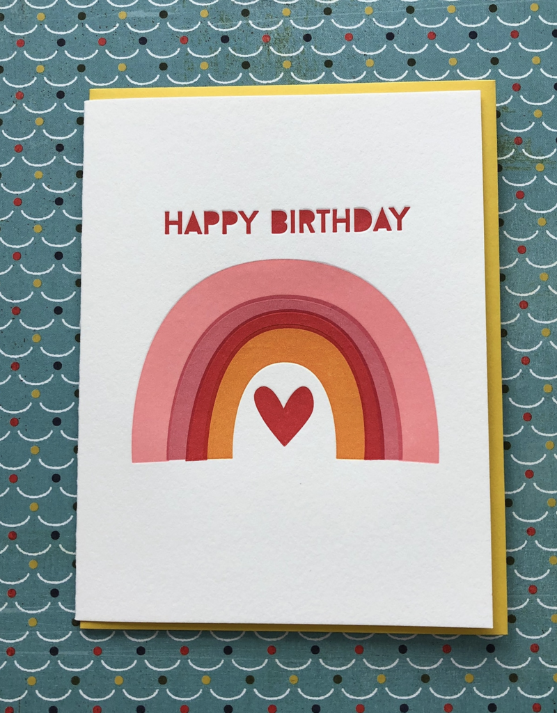 Lucky Bee Press Happy Birthday Rainbow