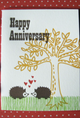 Lucky Bee Press Hedgehog Anniversary