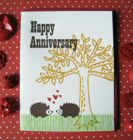 Lucky Bee Press Hedgehog Anniversary