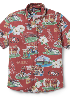 Reyn Spooner San Francisco 49ers Scenic Button Front