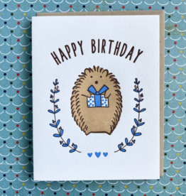 Lucky Bee Press Happy Birthday Hedgehog