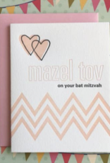 Lucky Bee Press Bat Mitzvah Hearts
