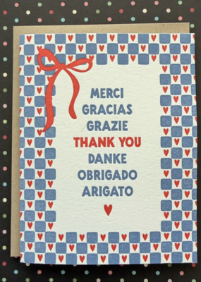 Lucky Bee Press Thank You Heart Frame