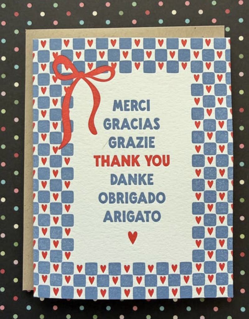 Lucky Bee Press Thank You Heart Frame