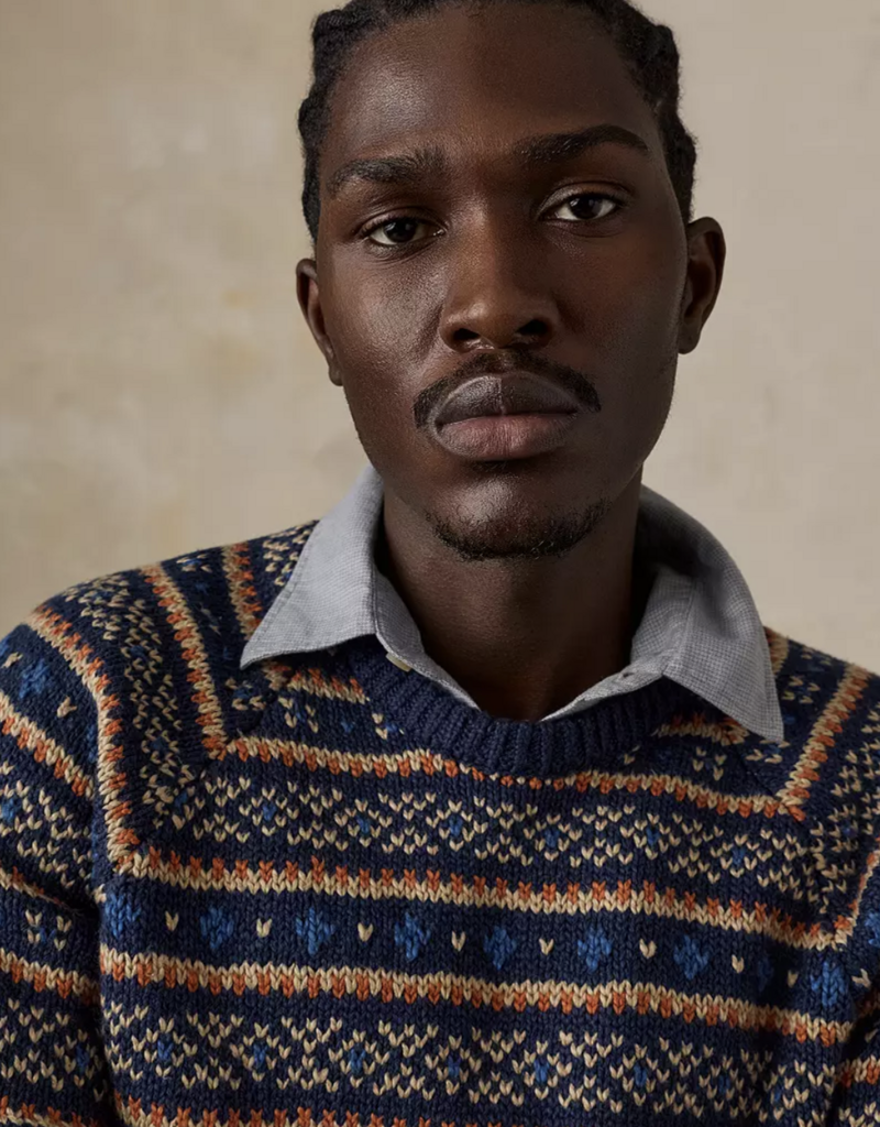 Faherty Nordic Sweater Crew
