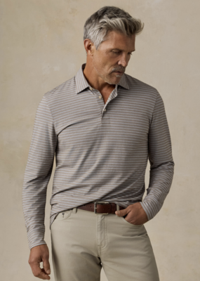 Faherty L/S Movement Polo