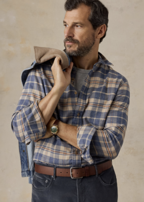Faherty Timberland Brushed Twill Shirt