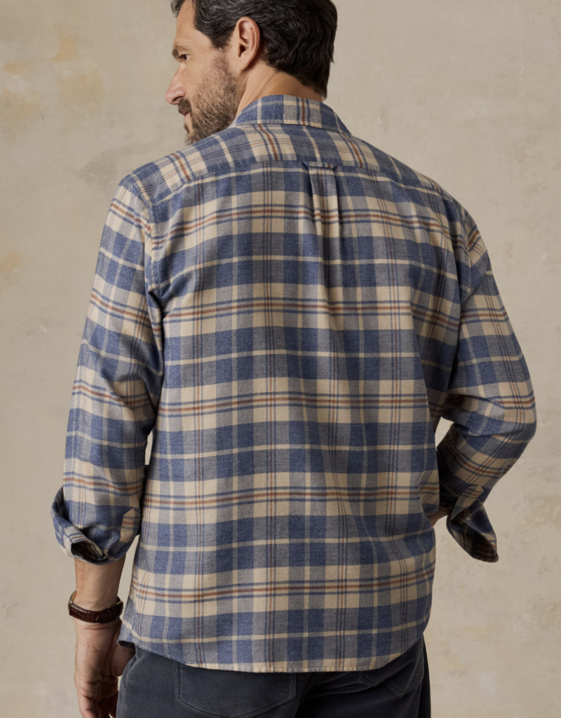 Faherty Timberland Brushed Twill Shirt