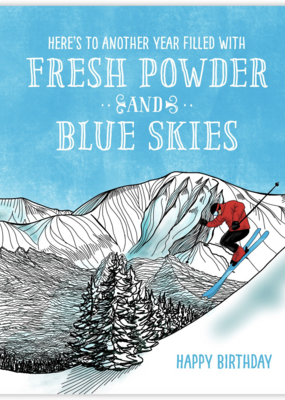 Waterknot Fresh Powder Card
