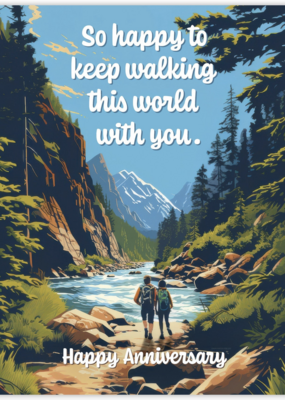 Waterknot Walking This World Card