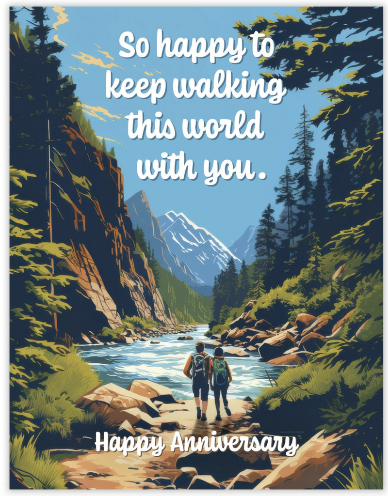 Waterknot Walking This World Card
