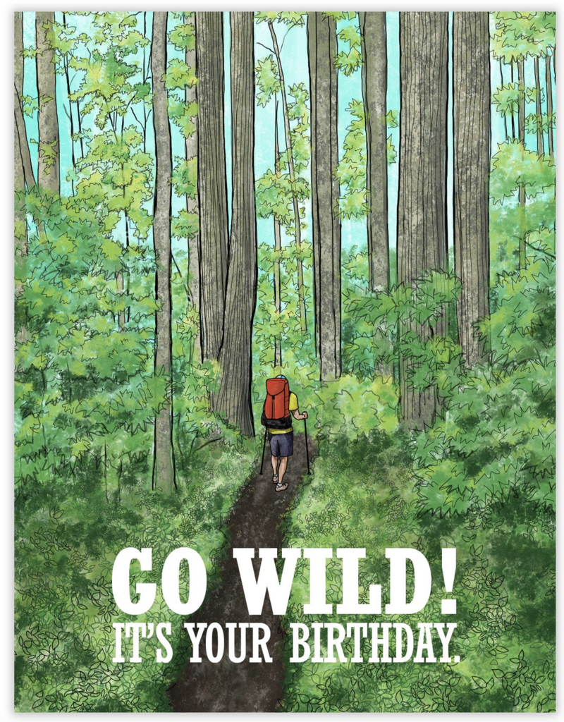 Waterknot Go Wild Birthday Card