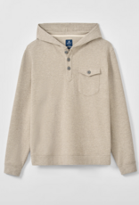 Johnnie-O Button Henley Hoodie