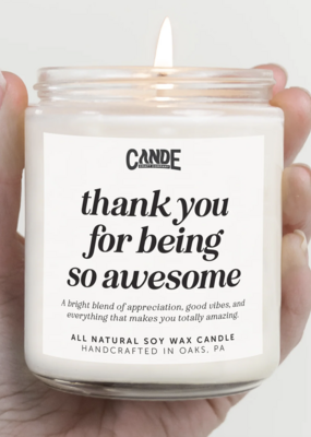 CE Craft Thank You For Being So Awesome Candle