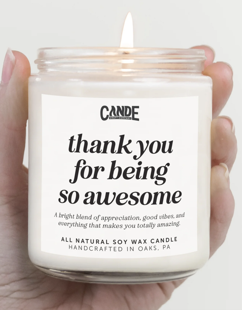 CE Craft Thank You For Being So Awesome Candle