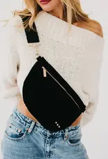 Pretty Simple Suede Westlyn Woven Bum Bag