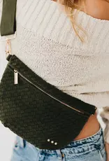 Pretty Simple Suede Westlyn Woven Bum Bag