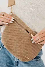 Pretty Simple Suede Westlyn Woven Bum Bag