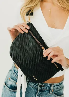 Pretty Simple Diagonal Woven Bum Bag