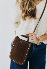 Pretty Simple Shelby Suede Phone Bag