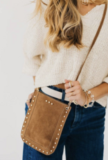 Pretty Simple Shelby Suede Phone Bag