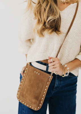 Pretty Simple Shelby Suede Phone Bag