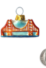 Mini Golden Gate Bridge Glass Ornament