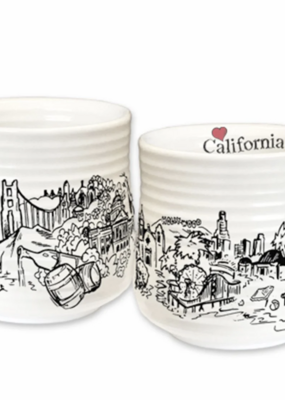 Heart in CA Coffee Mug