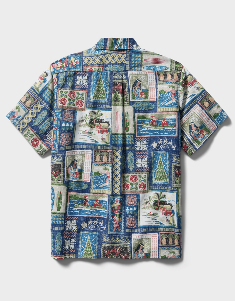 Reyn Spooner Hawaiian Christmas 2026 Button Front