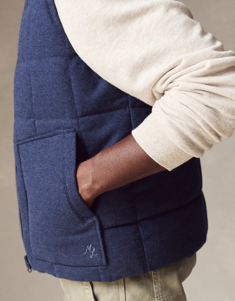 Marine Layer Hyde Reversible Quilted Vest