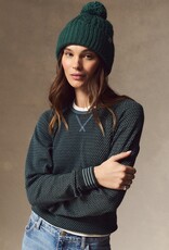 Marine Layer Cable Knit Pom Beanie