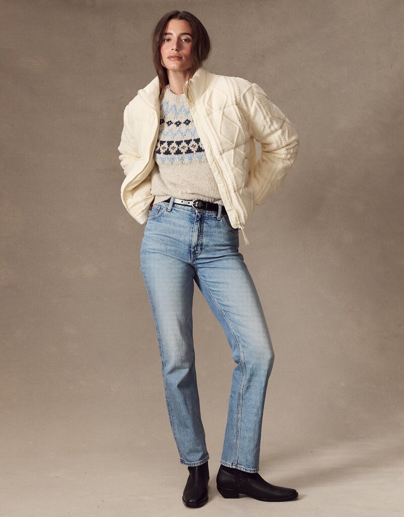 Marine Layer Shea Sweater Puffer Jacket